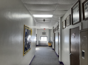 narrow hallway